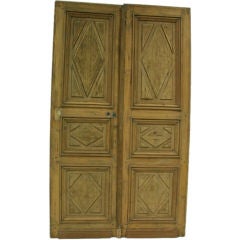 18th Century French Pine Entry Doors