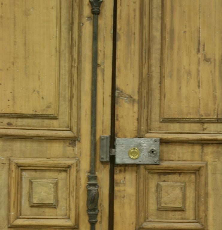 18th Century and Earlier 18th Century French Pine Entry Doors