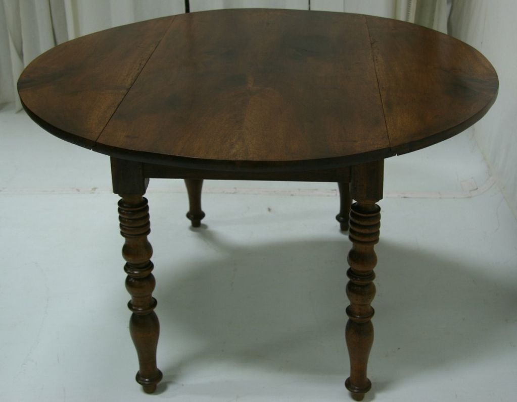 19th Century Louis Philippe Walnut French Table 1