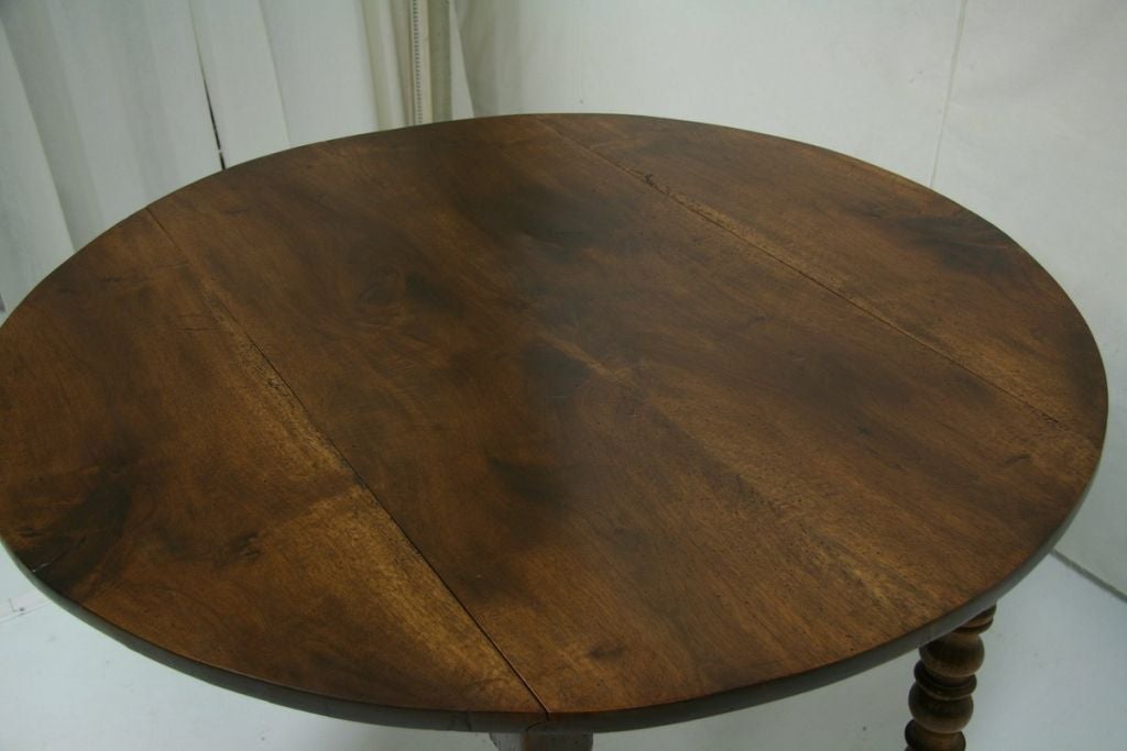 19th Century Louis Philippe Walnut French Table 2