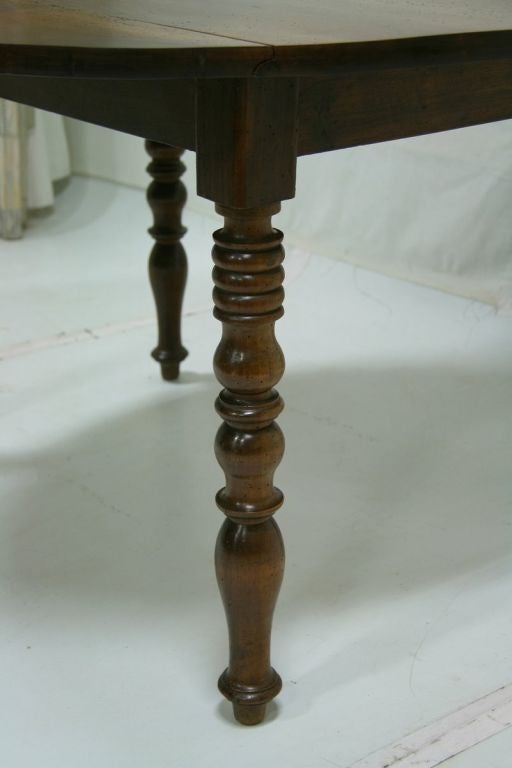 19th Century Louis Philippe Walnut French Table 3