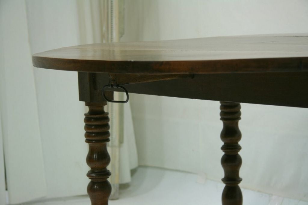 19th Century Louis Philippe Walnut French Table 4