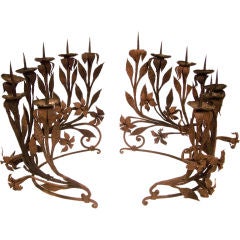 18th Century Italian Candle Holders 11