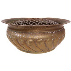 19thC Brass Brassier/Planter