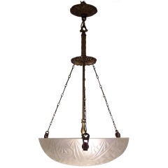 Elegant Muller Freres Light Fixture