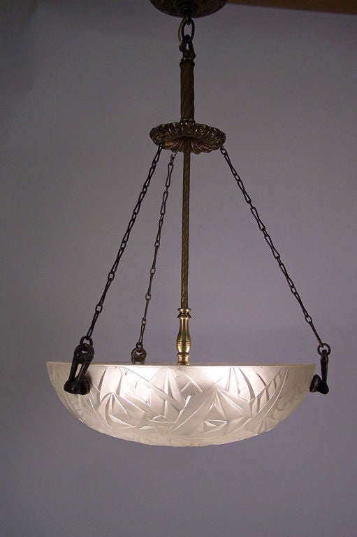 Elegant Muller Freres Light Fixture
