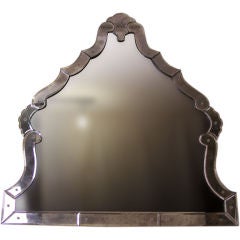 Large Vintage Venetian Style Mirror