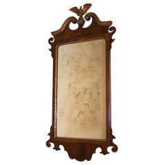 Chippendale Style Mahogany and Parcel Gilt Mirror American