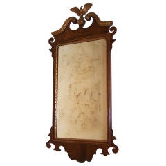 Chippendale Style Mahogany and Parcel Gilt Mirror American 