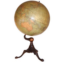 Early 20thC Large 18inch Globe