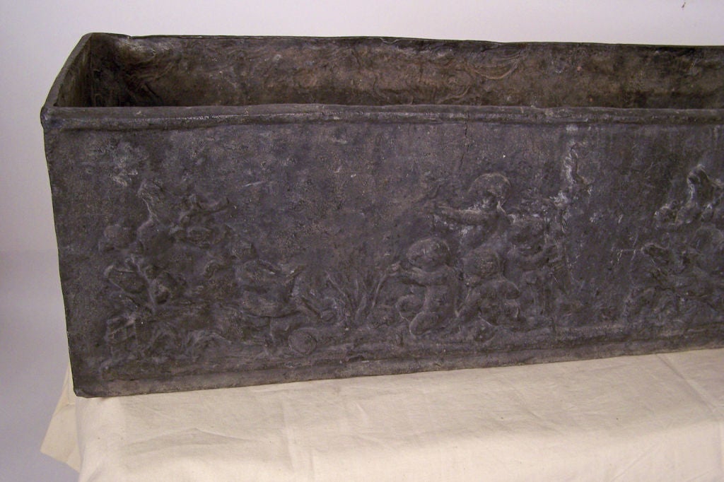 Lead 19thC French Planter