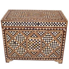 Anglo Indian Inlaid Trunk