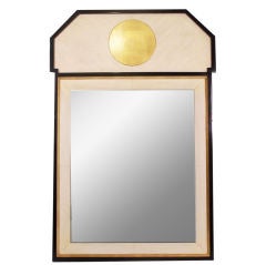 Karl Springer Style Large Mirror