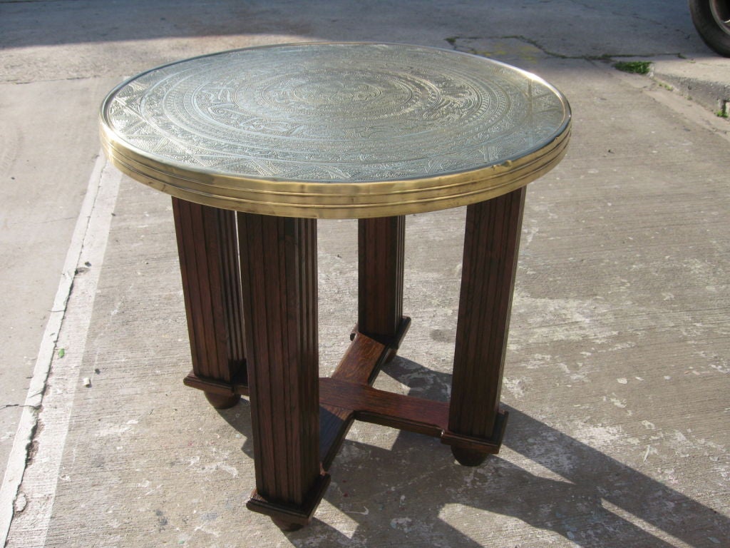 Art Deco  Moroccan Side Table