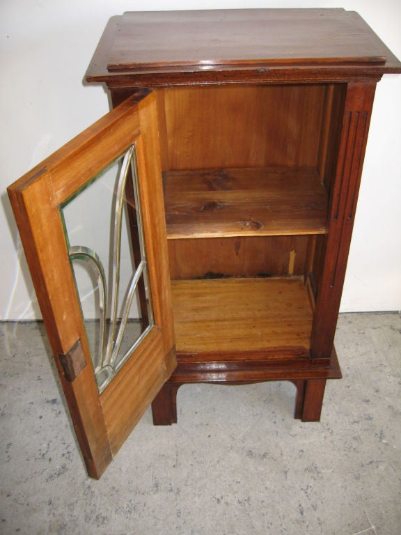 Austrian Art Nouveau Glass Cabinet