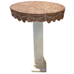 Vintage Italian  Art  Deco marble table