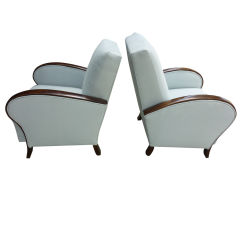 Art Deco club chairs