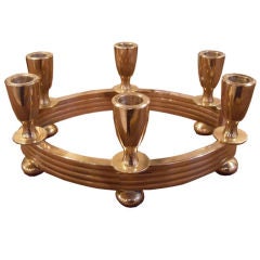 Pair of Brass Candle Holders 8