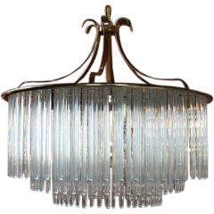 Glass Rod Chandelier