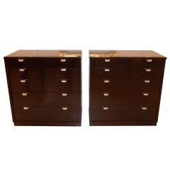 Pair of Edward Wormley for Drexel Chest of Drawers