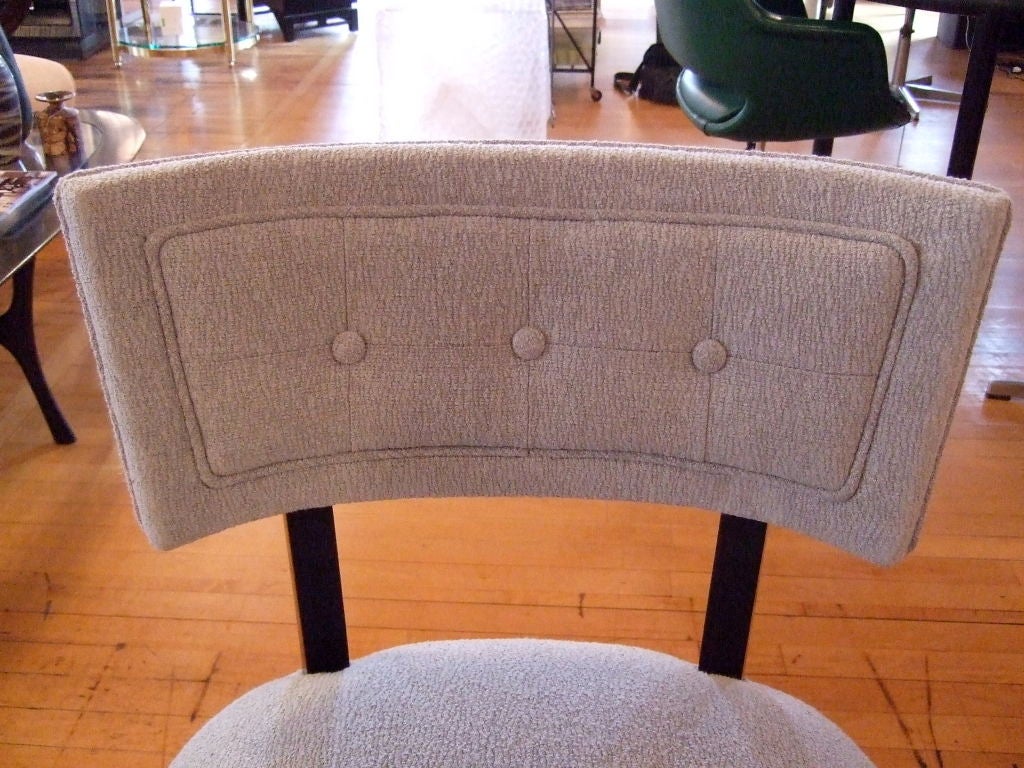 Upholstery Pair of Midcentury Slipper Chairs