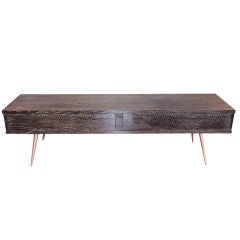 Cerused Oak Console