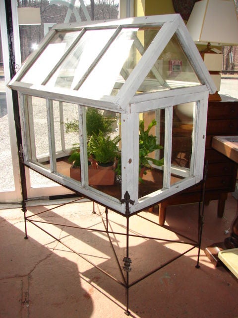 vintage terrarium with stand