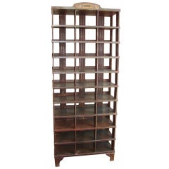 Steel shelving unit by Strafor