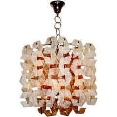Whimsical Venetian Mazzega C chandelier