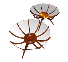 Pair Of Italian 40's De Carli side tables