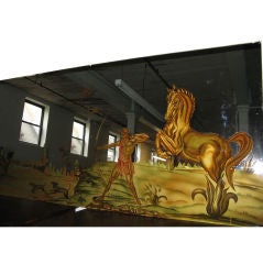 Large Deco Verre Eglomise Mirrored Panel Large Deco Verre Eglomise Mirrored Panel