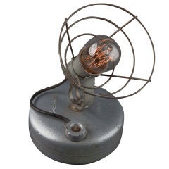 Industrial Lamp with unique Vintage bulb