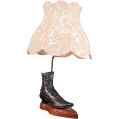 Victorian Shoe Lamp