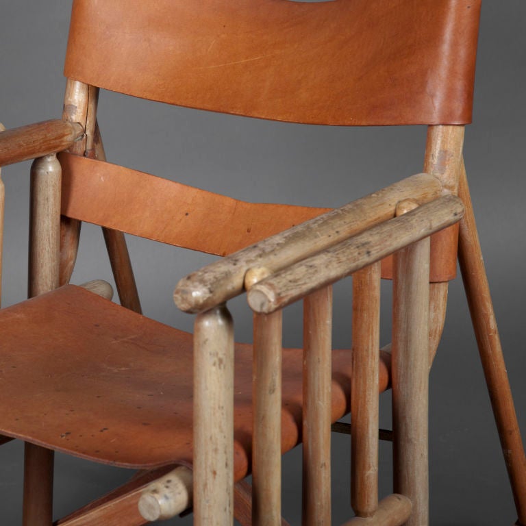 folding rocking chair wood