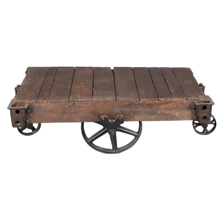 Industrial Cart Coffetable