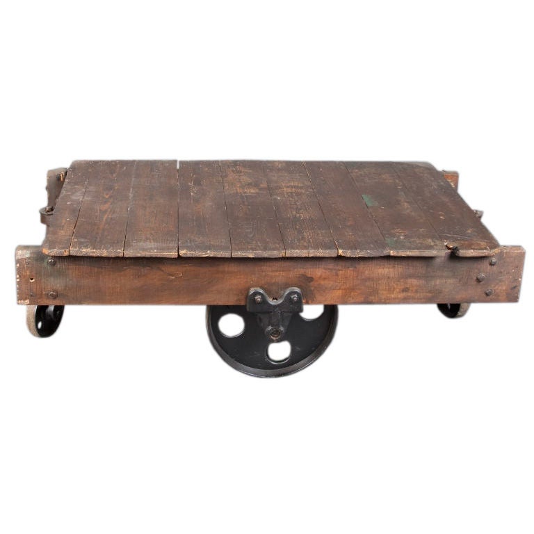 Industrial Cart Coffetable
