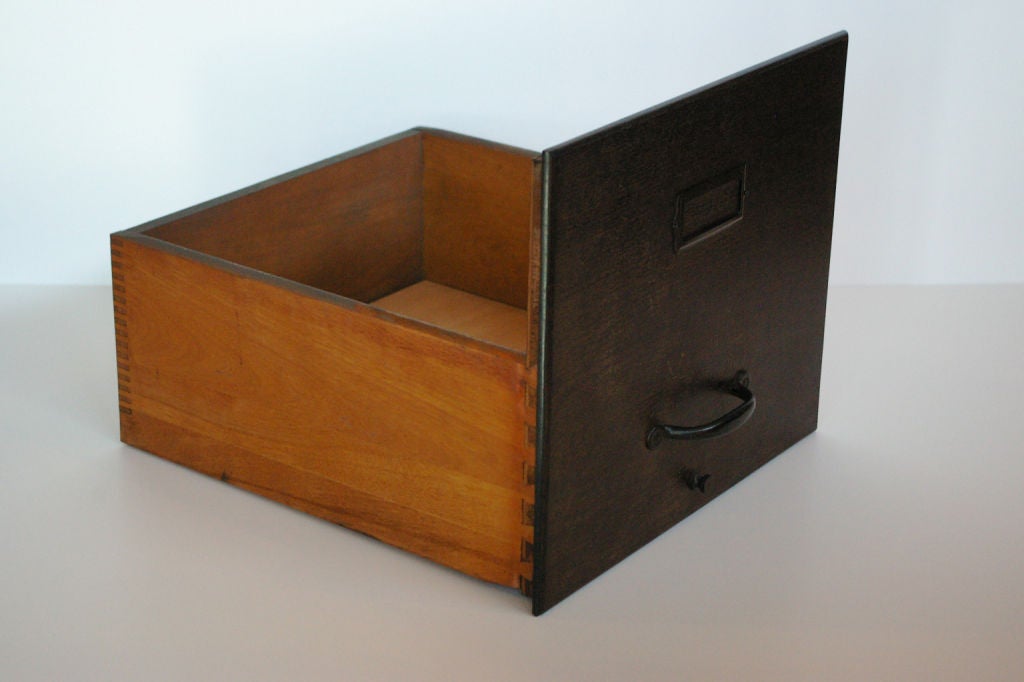 Wood Modular Filing Cabinet 1920's