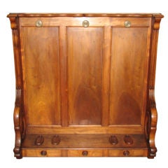 Unusual French Louis-Philippe Mahogany Gun Rack