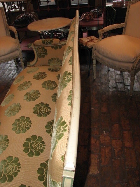 19th Century French Empire Style Painted Canape