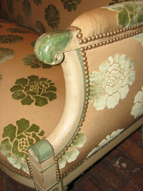 French Empire Style Painted Canape 3