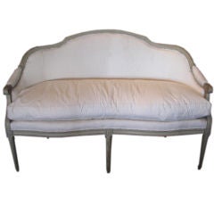 19th Century French Painted Louis XVI Style Canape