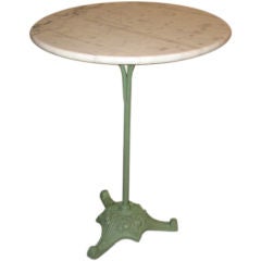 Unusually  Tall French Belle Epoque Bistro table