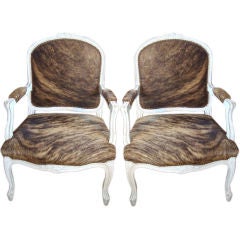PAIR of Louis XV Style Fauteuils