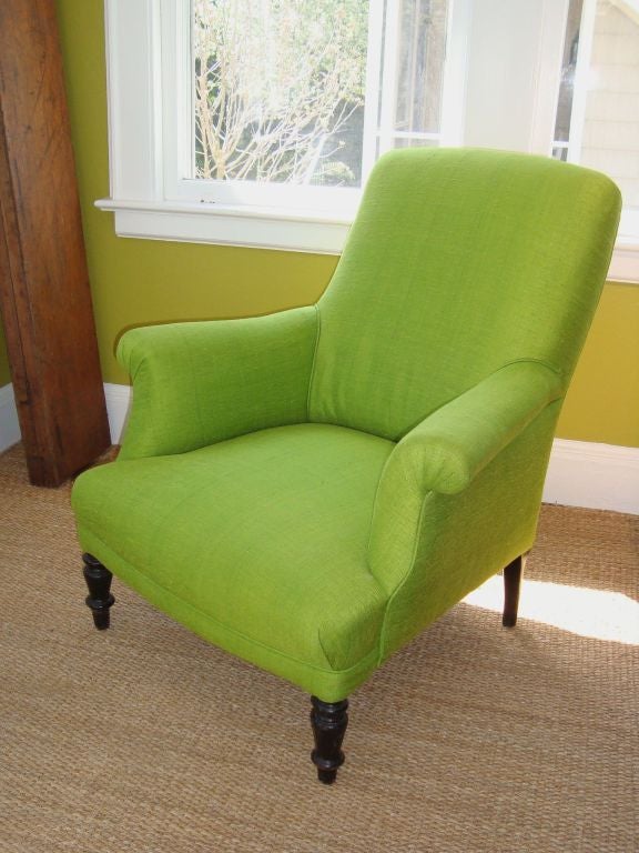 French Napoleon III Club Chair