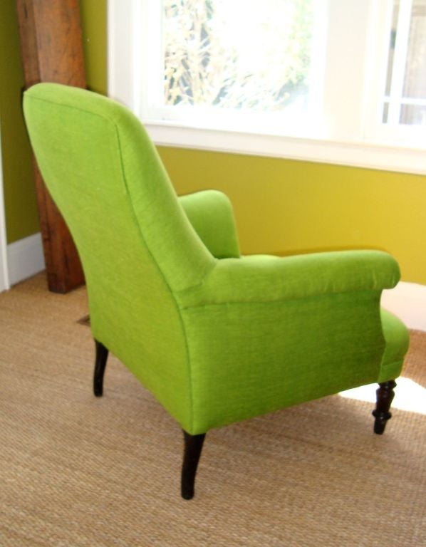 19th Century Napoleon III Club Chair