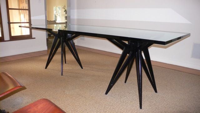 60's Italian Dining Table in the Style of Ico Parisi