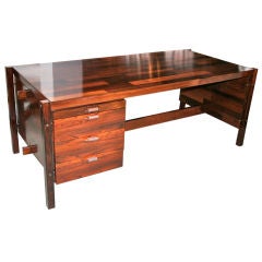 60's Jorge Zalszupin Jacaranda Desk