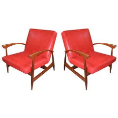 Pair of 1960s Brazilian Caviuna Armchairs 10