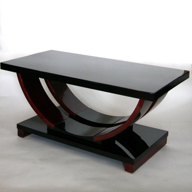 Art Deco Streamline Coffee Table by Brown and Saltman