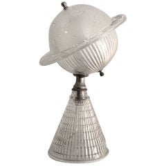 Vintage Original 1930's Art Deco Saturn Planet Lamp